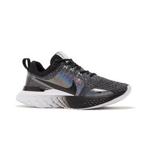 WMNS REACT INFINITY RUN FLYKNIT 3 PREMIUM 'BLACK ZEBRA IRIDESCENT SZ 7 NWB
